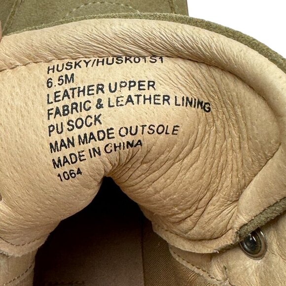 Steve Madden "Husky" Tan Suede Chunky/Platform Boots/Sneakers Women's Size 6.5 - Picture 10 of 10